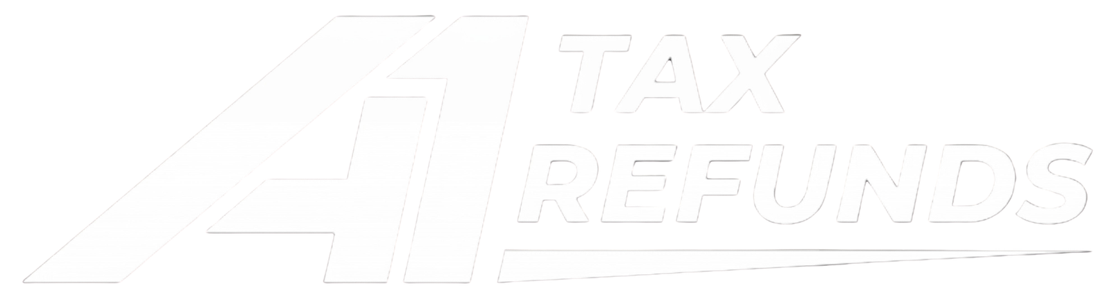 a1 tax refunds logo white